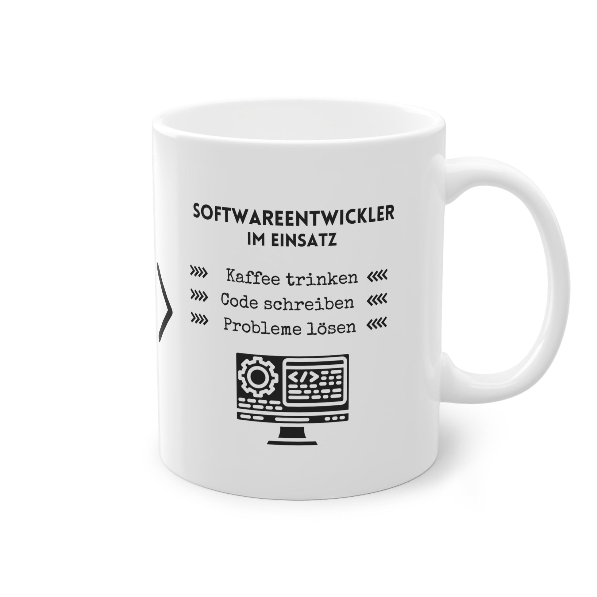 Entwickle deinen Kaffee-Code mit unserer Tasse für Softwareentwickler! Witziges Geschenk für Programmierer. Ideal auch als Geschenk für einen Softwareentwickler