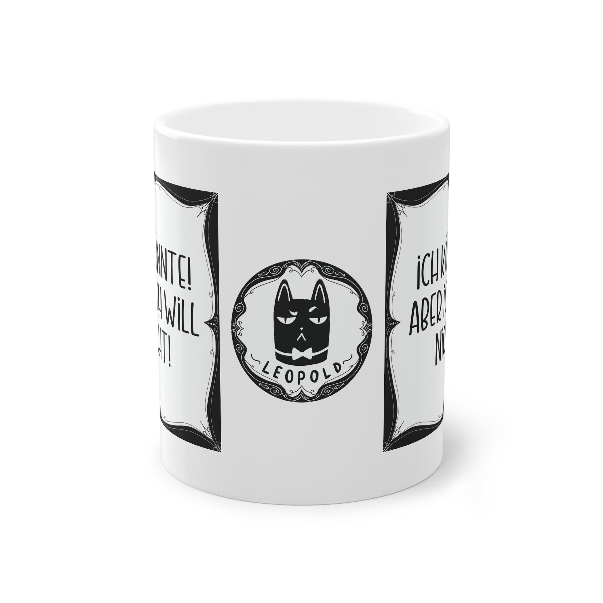 Sarkastische Tasse mit witzigem Spruch in schwarz weiß. Geschenk für Kollegen, Familie und Freunde.