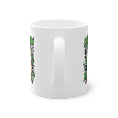 Tasse für Pflanzenfans mit Monstera Aufdruck mit witzigen Text