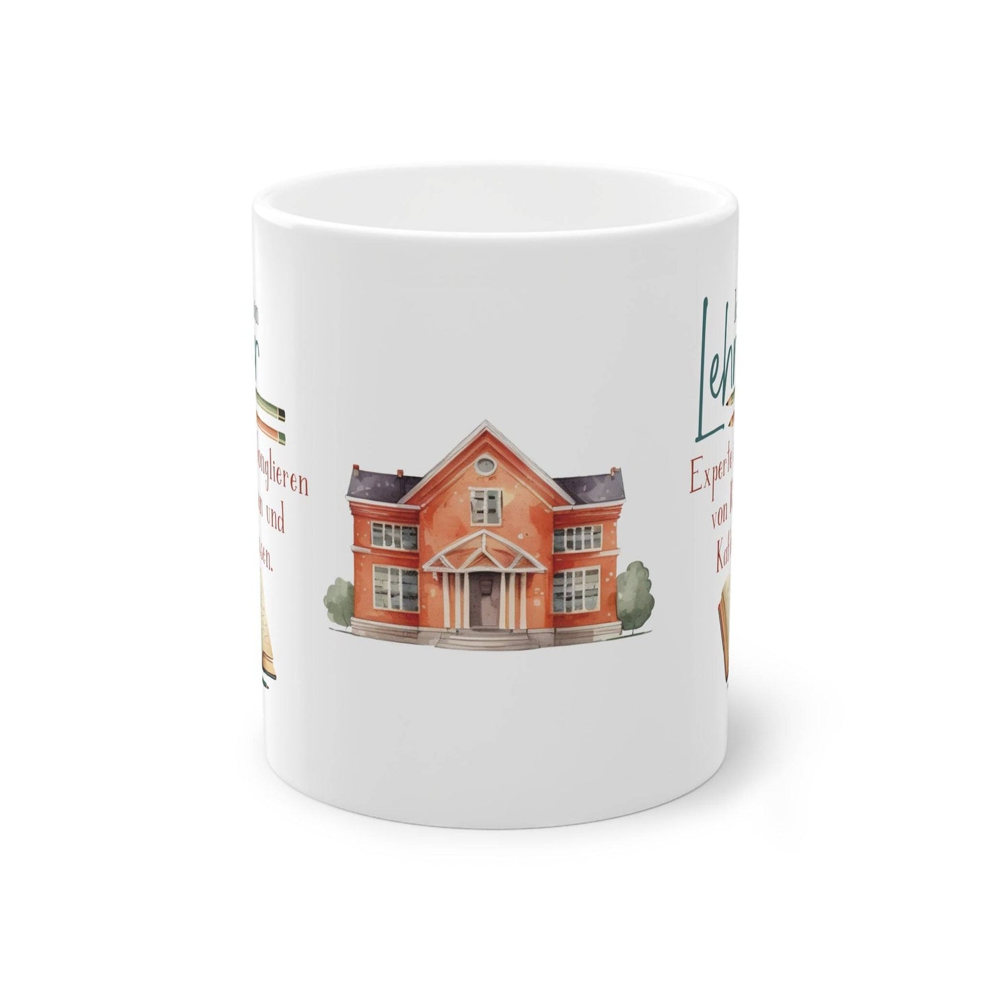 Wichtelgeschenk Lehrer witzige Tasse mit Illustrationen