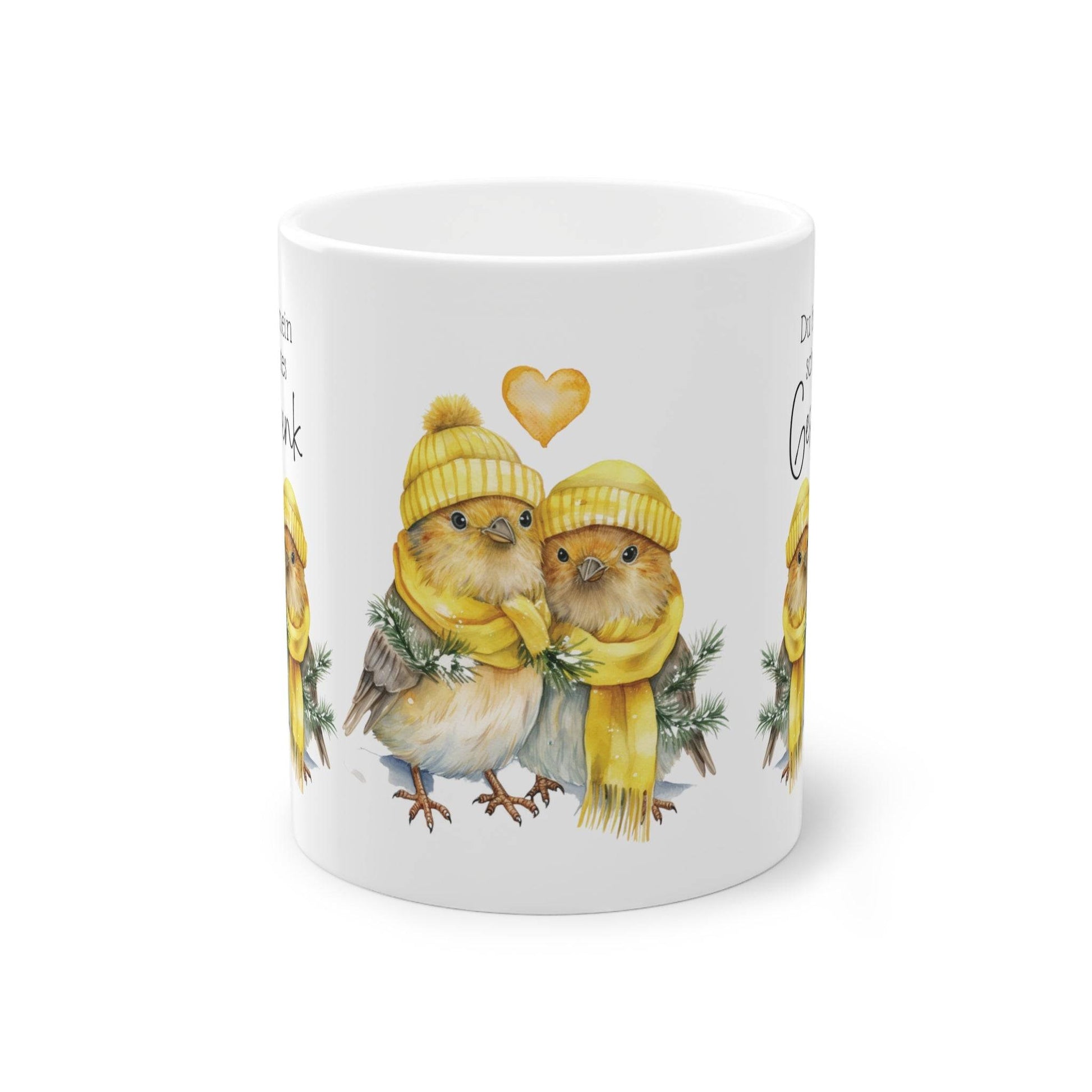 Feier die Liebe in der festlichen Jahreszeit mit unserer einzigartigen Pärchen-Weihnachtstasse, die mit dem zauberhaften Text Du bist mein schönstes Geschenk verziert ist. Diese Tasse ist nicht nur ein romantischer Begleiter für gemütliche Momente zu zweit, sondern auch das ideale Geschenk für deinen Partner / deine Partnerin.