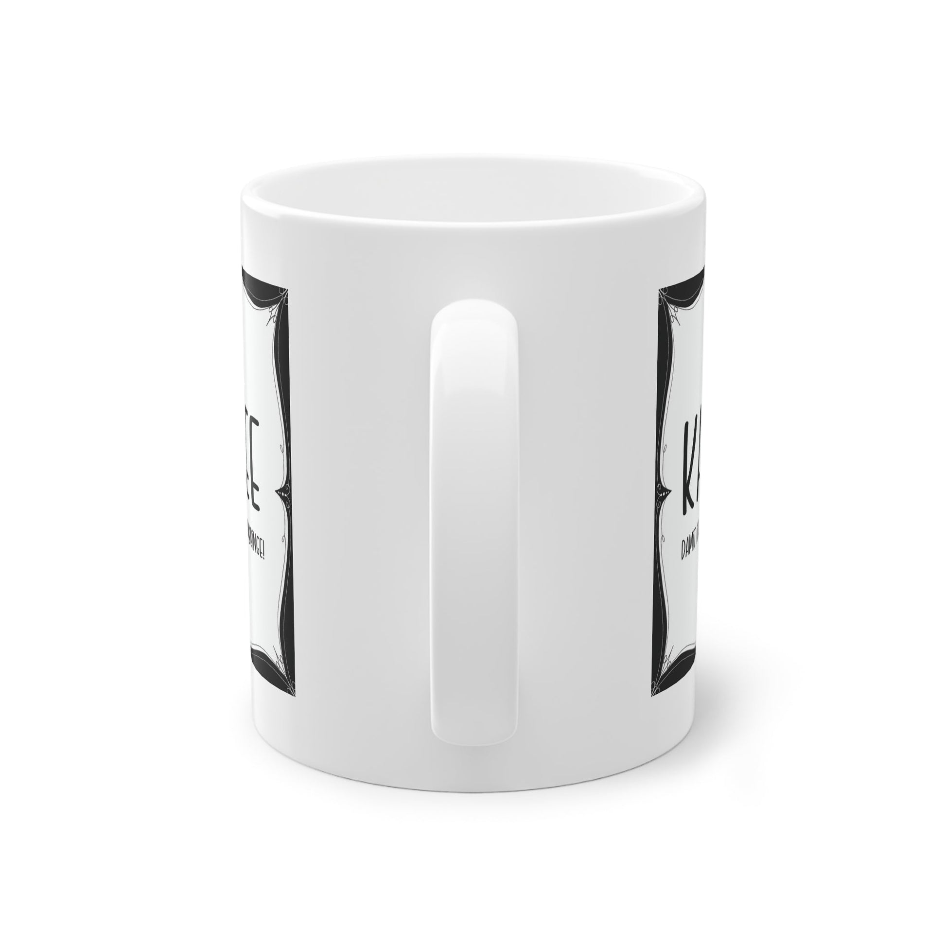 Sarkastische Tasse mit witzigem Spruch in schwarz weiß. Geschenk für Kollegen, Familie und Freunde.