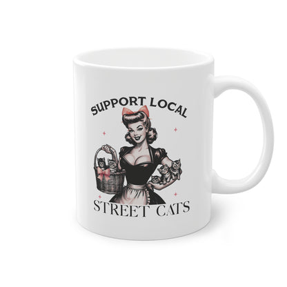 Tasse retro Pinup - Tierschutz