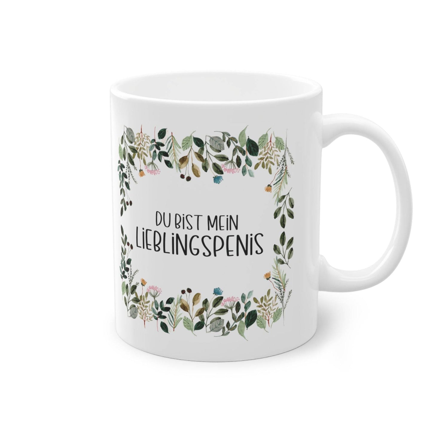 a white coffee mug with a quote on it