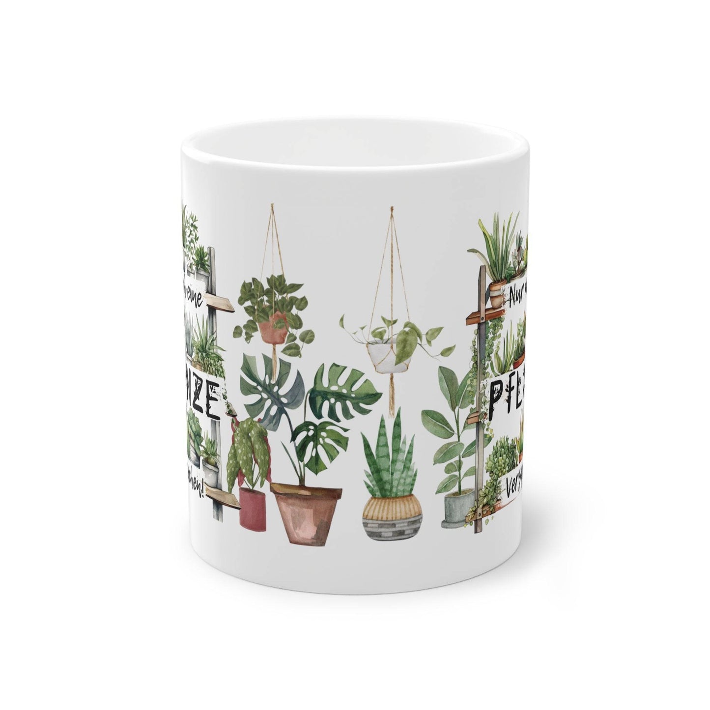 Tasse für Pflanzenfans "Nur noch eine Pflanze, versprochen" Natürlich ist diese Tasse auch ein witziges Geschenk für jeden Pflanzenenliebhaber oder dich selbst