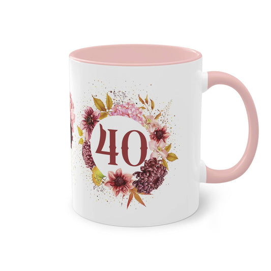 Geschenk Tasse 40. Geburtstag  persönliche individuelle Geschenke Tassentante