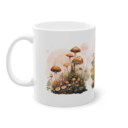 Entdecke die zauberhafte Welt des Herbstes mit unserer bezaubernden Dark academia Tasse mit Pilzen, mit einem bezaubernden Allover-Pilzprint in erdigen Tönen.