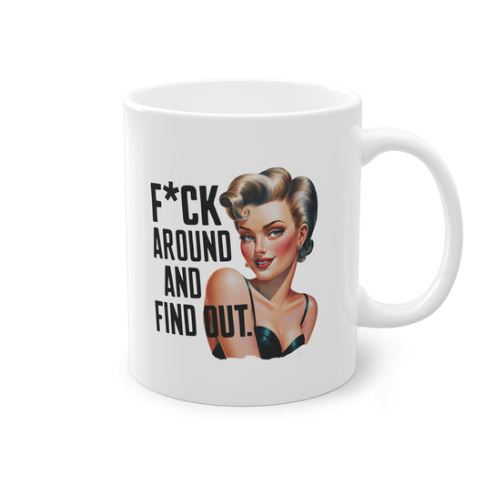 Tasse - witziger Spruch - Pinup