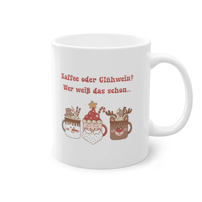 Bring eine Prise Humor in deinen Büroalltag mit und gönn dir diese witzige Glühwein Bürotasse für Weihnachten! Auch ideal als Geschenk für Kollegen zum Wichteln