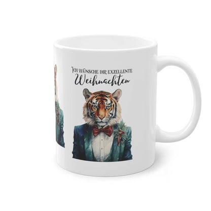 Motivtasse - Weihnachten - Tiger - Witzige Weihnachtstasse 