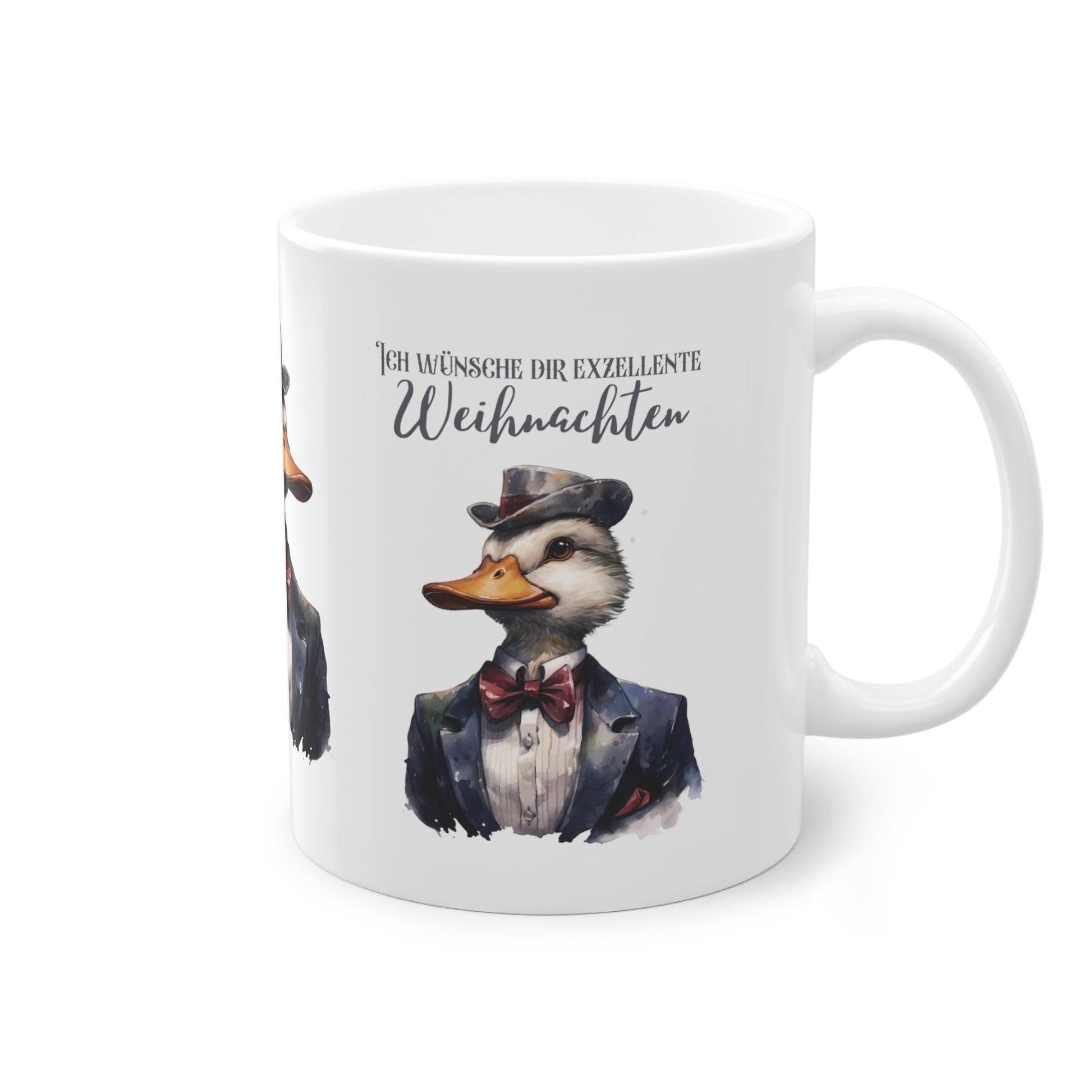 Motivtasse - Weihnachten - Tier im Anzug- Witzige Weihnachtstasse geschenk zu weihnachten für kollegen