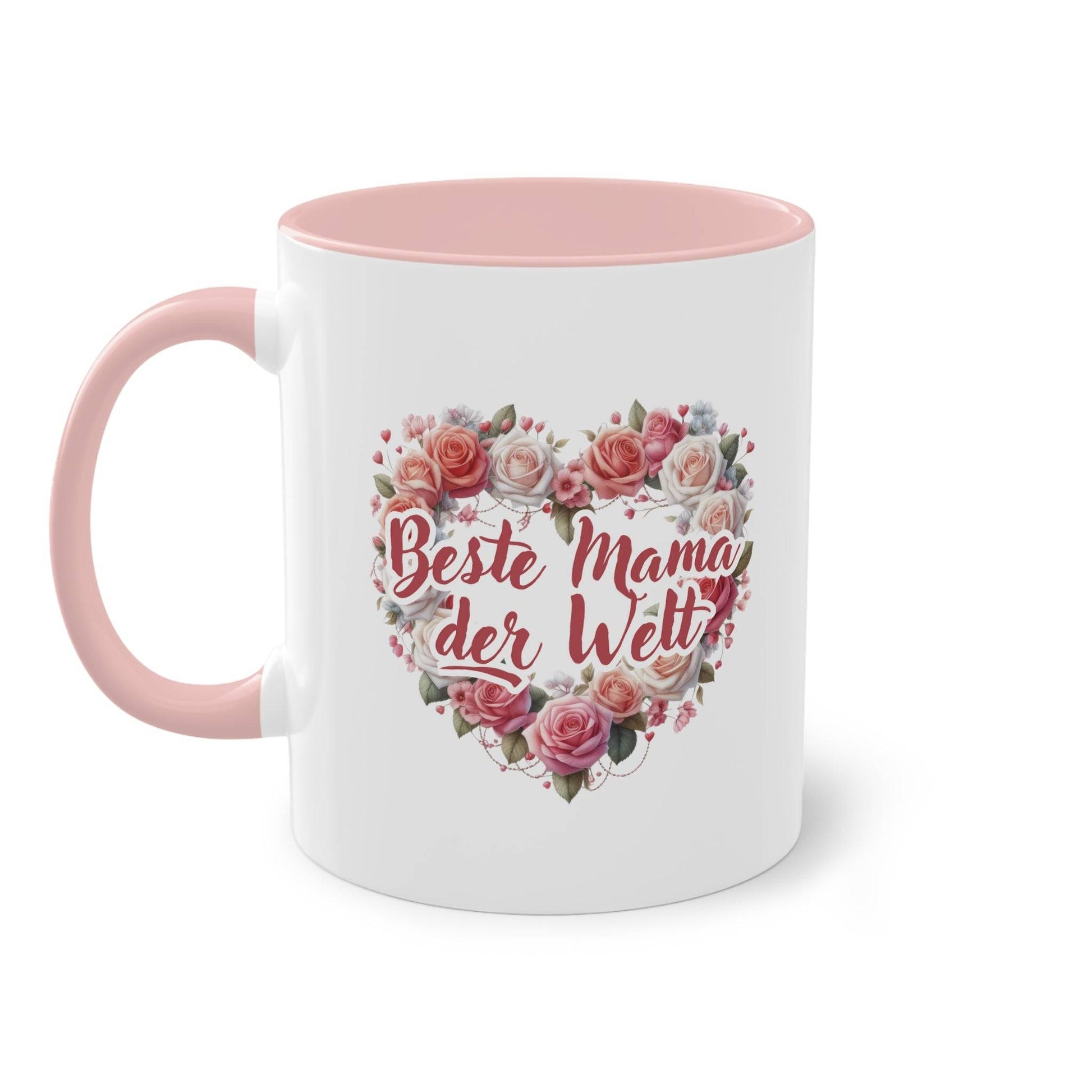 Beste Mama Tasse - Muttertag Geschenk - Motivtasse mit Herz und Text beste Mama der Welt