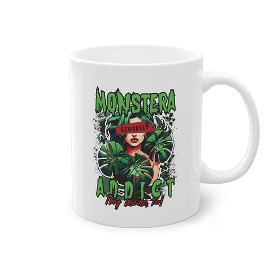 Tasse für Pflanzenfans mit Monstera Aufdruck