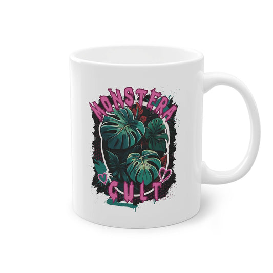 Monstera Pflanzen Tasse  bei Tassentante. Das Must-Have Geschenk für Plantmom und Plantdad. Ideal für alle Pflanzenliebhaber. Shoppe jetzt.