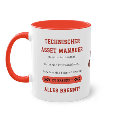 Hebe die Stimmung im Büro mit dieser humorvollen Tasse für technische Asset Manager! Das ideale Geschenk für technischen Asset Manager. Auch als Wichtelgeschenk