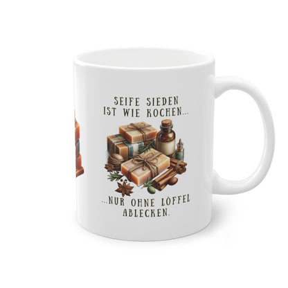 Tasse Seife sieden