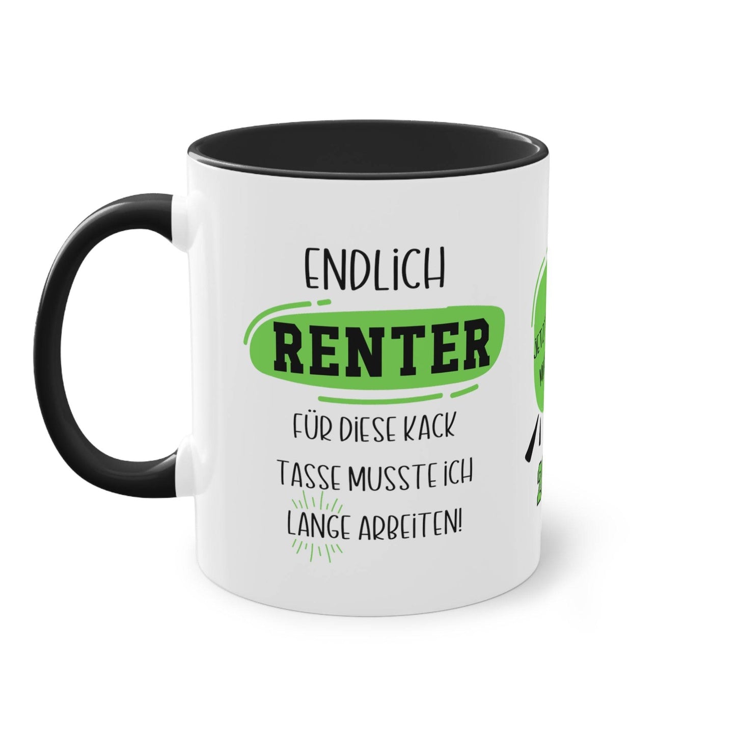 Feiere den wohlverdienten Ruhestand mit unserer Tasse zum Rentenbeginn, perfekt als witziges Geschenk zur Rente für einen Kollegen zum, Papa oder Kumpel. 