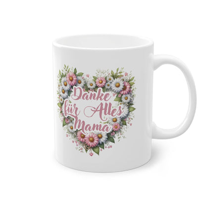 Beste Mama Tasse - Muttertag Geschenk - Motivtasse mit Herz und Text beste Mama der Welt