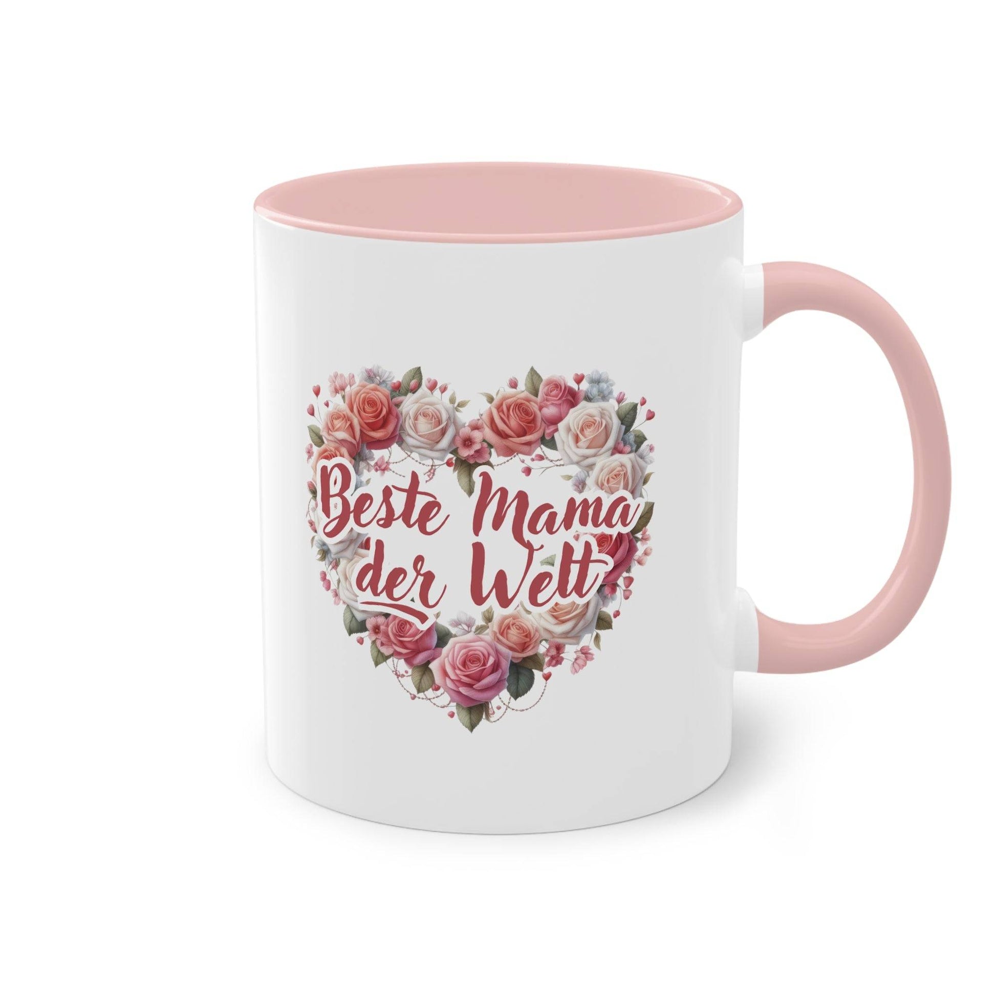 Beste Mama Tasse - Muttertag Geschenk - Motivtasse mit Herz und Text beste Mama der Welt