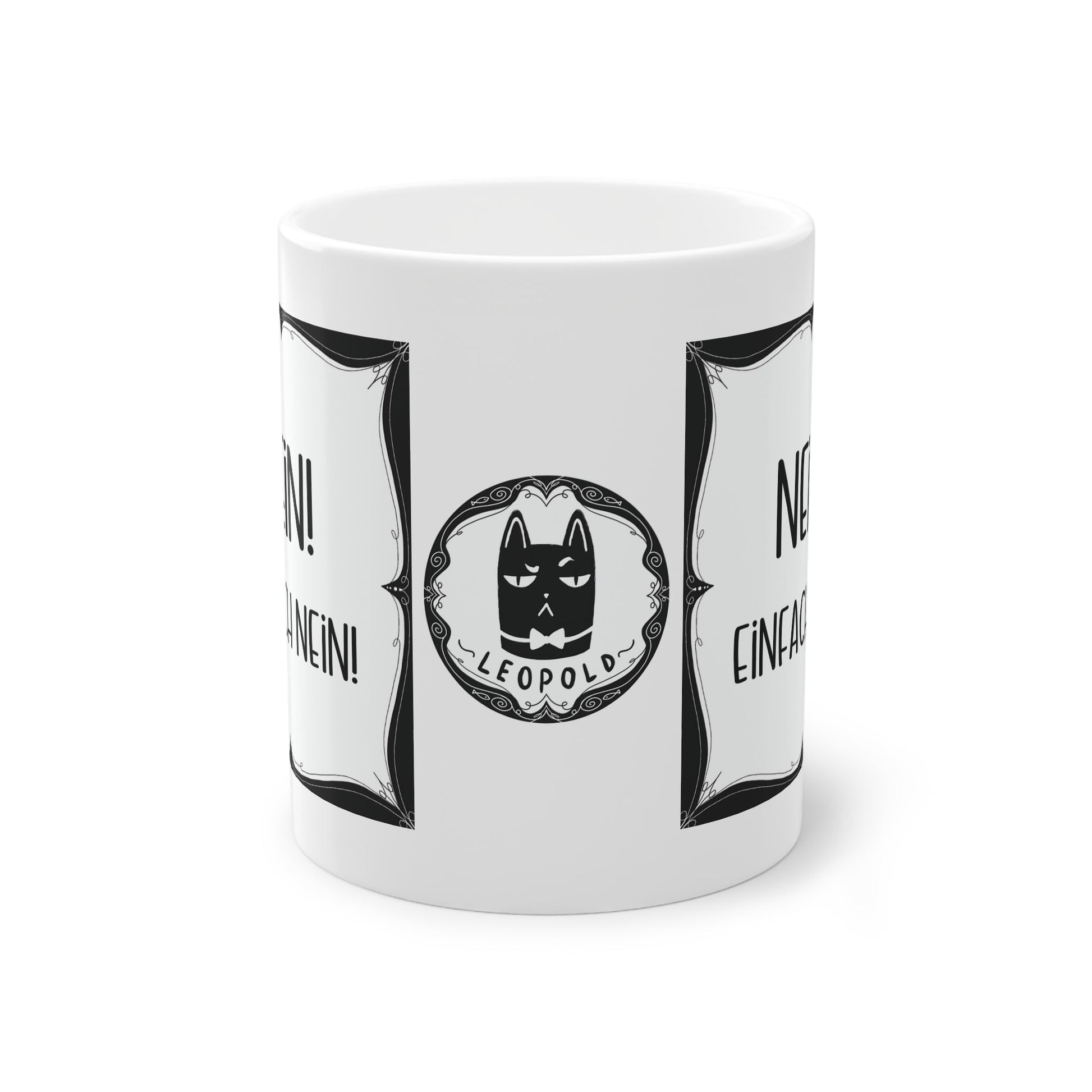 Sarkastische Tasse mit witzigem Spruch in schwarz weiß. Geschenk für Kollegen, Familie und Freunde.