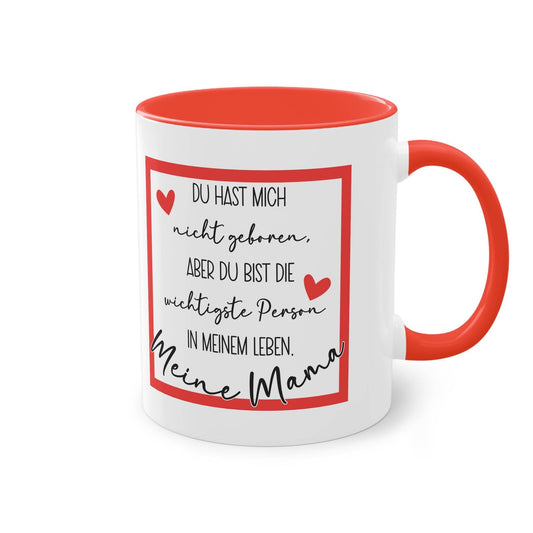 Geschenk Muttertag Stiefmama Tasse