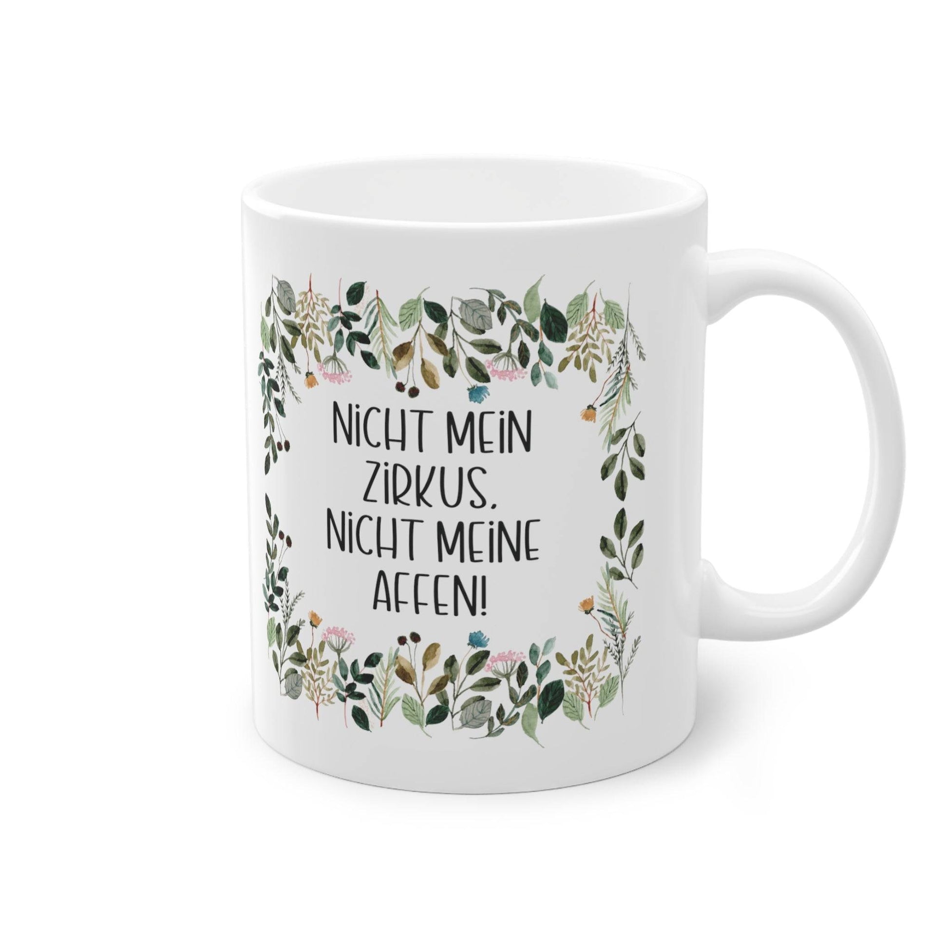 a white coffee mug with a quote on it