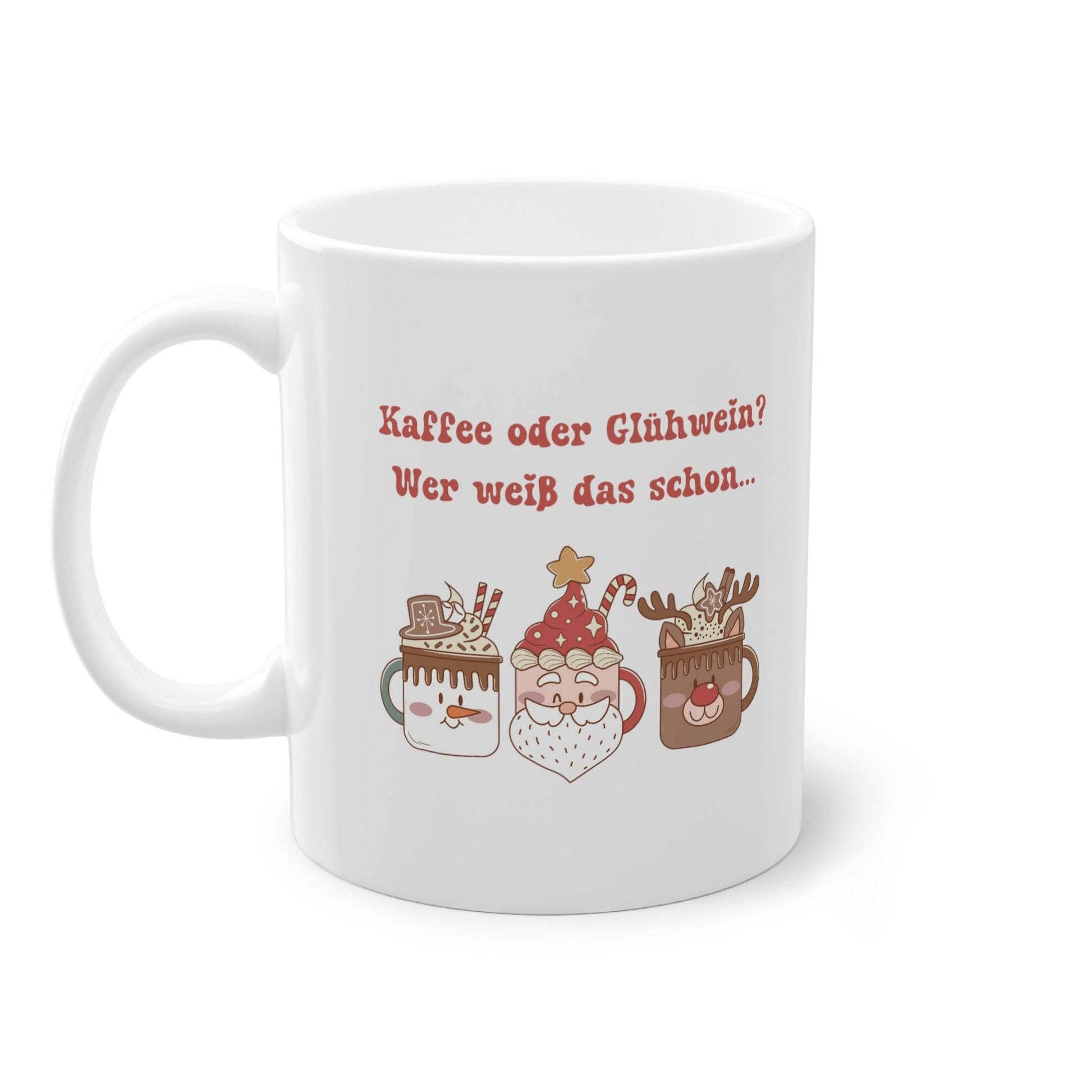 Bring eine Prise Humor in deinen Büroalltag mit und gönn dir diese witzige Glühwein Bürotasse für Weihnachten! Auch ideal als Geschenk für Kollegen zum Wichteln