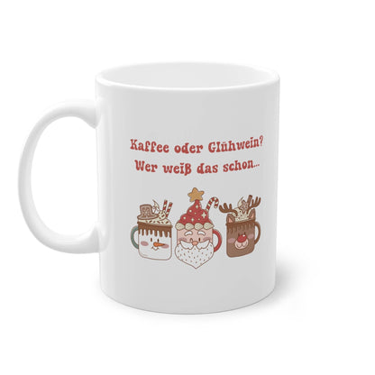 Bring eine Prise Humor in deinen Büroalltag mit und gönn dir diese witzige Glühwein Bürotasse für Weihnachten! Auch ideal als Geschenk für Kollegen zum Wichteln