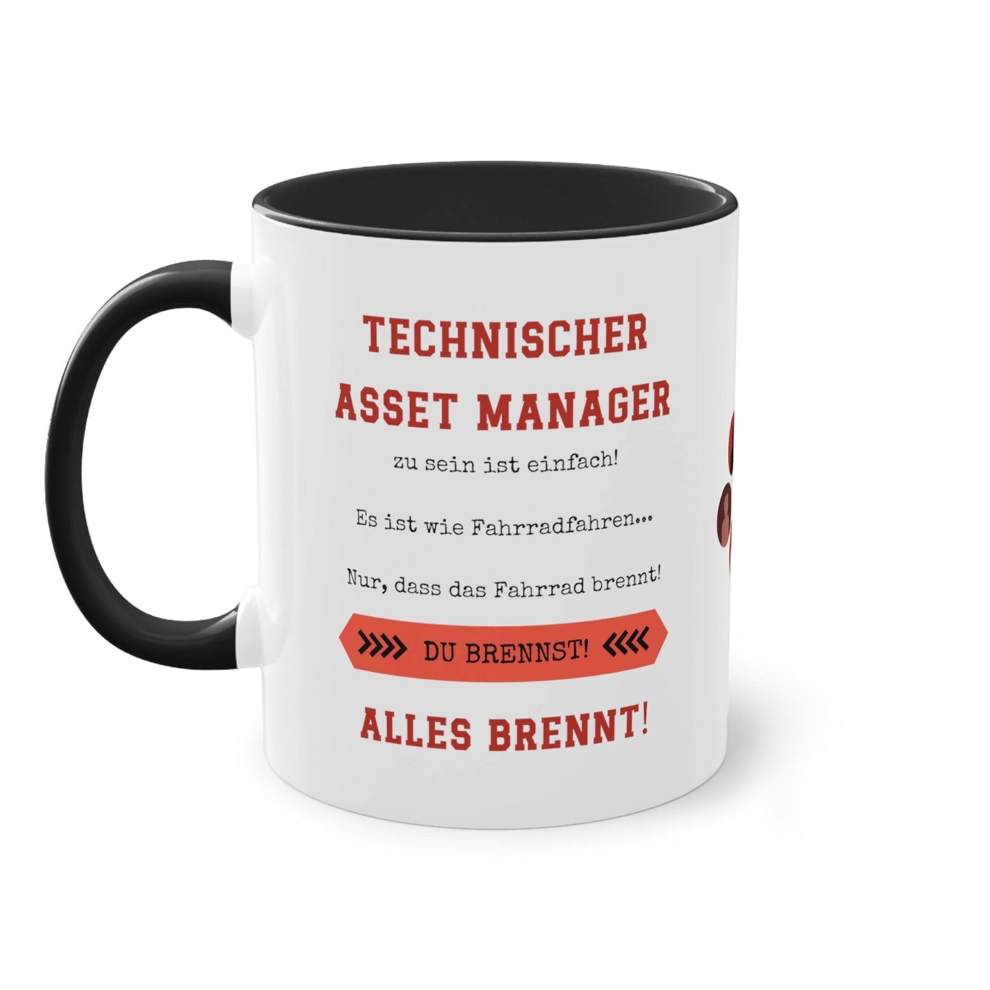 Hebe die Stimmung im Büro mit dieser humorvollen Tasse für technische Asset Manager! Das ideale Geschenk für technischen Asset Manager. Auch als Wichtelgeschenk