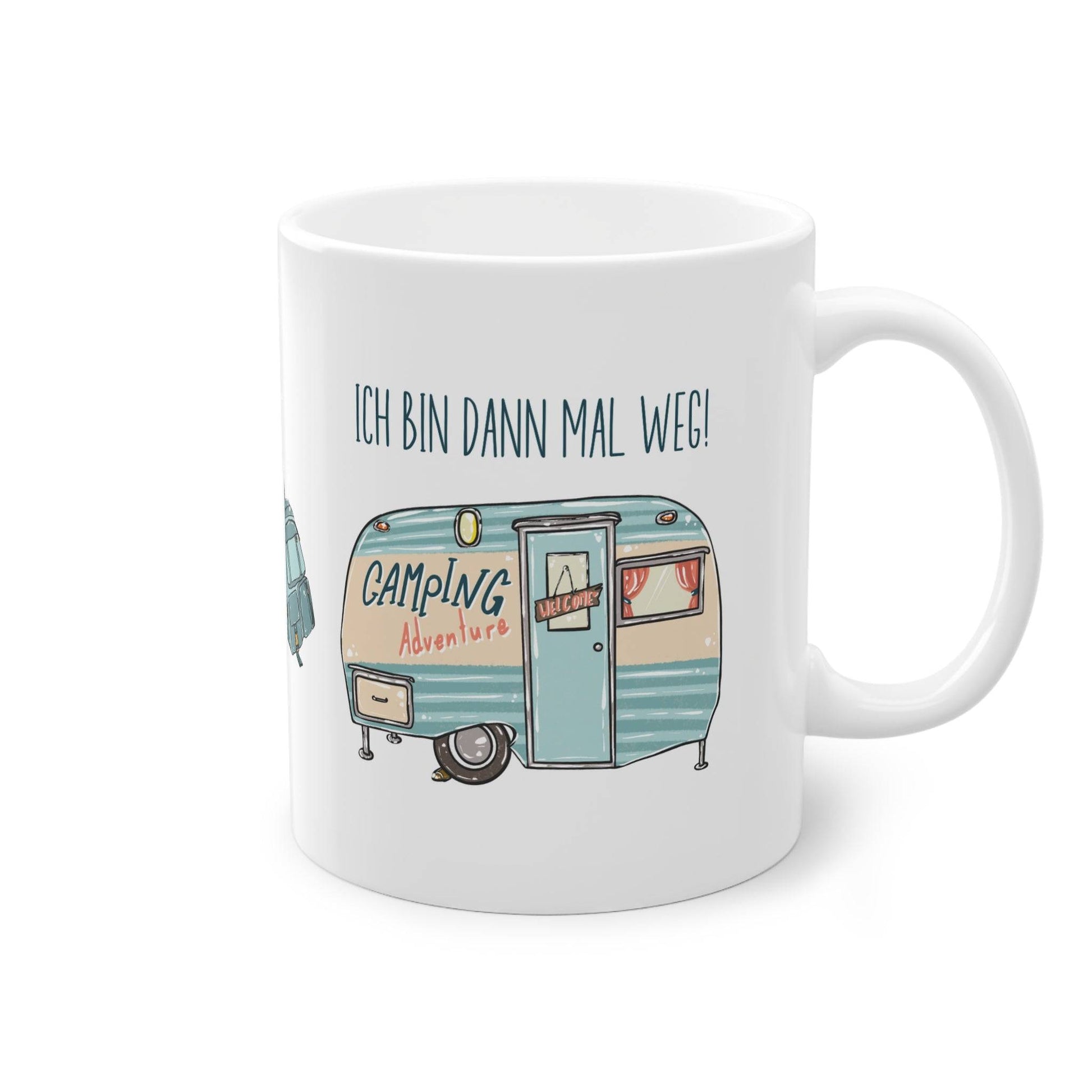 Entdecke die Freiheit des Campings mit unserer individuell gestalteten Tasse, als Geschenk für Campingfreunde. Shoppe jetzt Geschenke auf www.tassentante.com