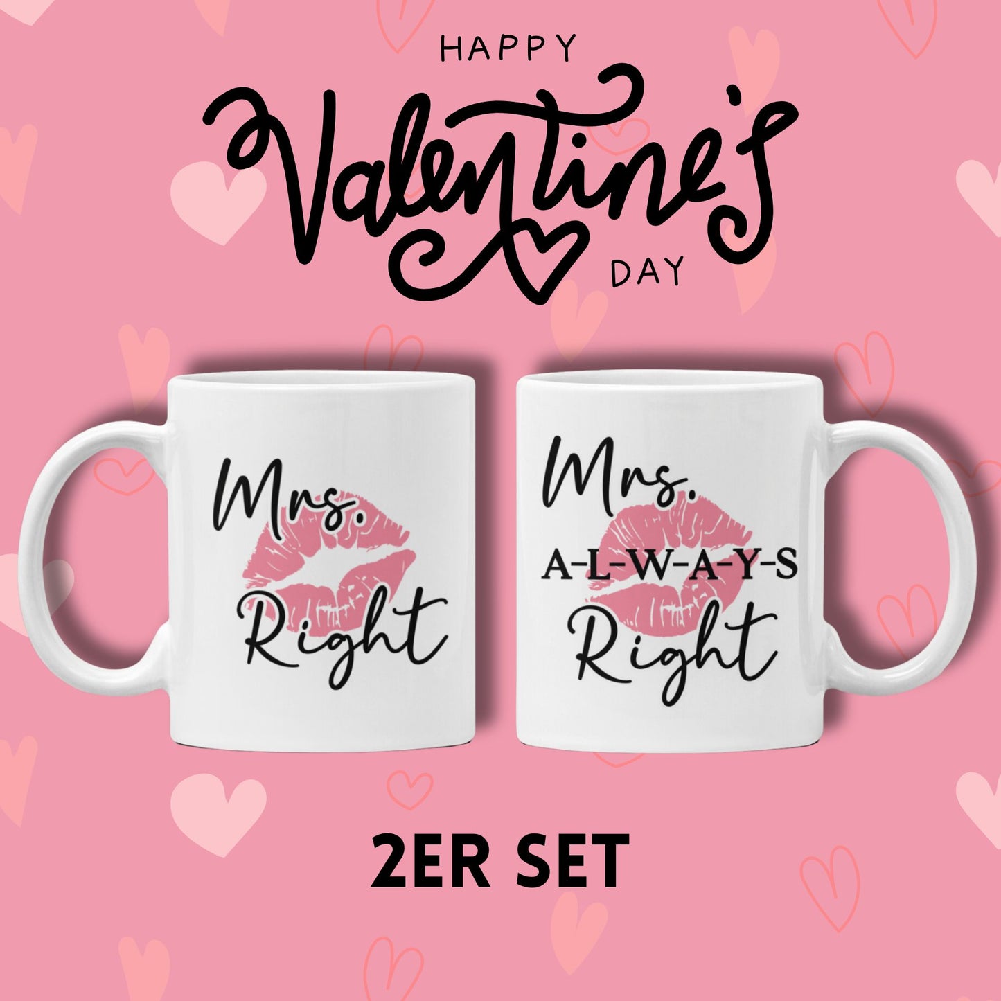 *SPAR-BUNDLE* Tassen 2er Set: Mrs & Mrs always right